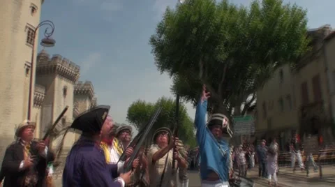 Feast of Tarasque in Provence Stock Footage 52965366