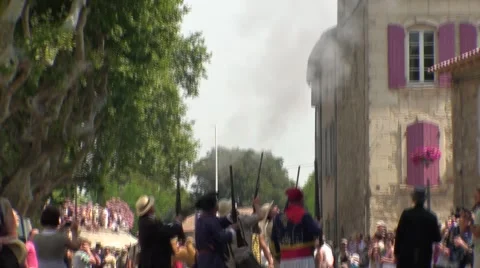 Feast of Tarasque in Provence Vídeos de archivo 52965892