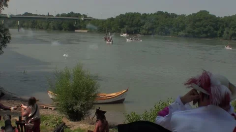 Feast of Tarasque in Provence Stock Footage 52965903