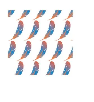 Feather background Stock Illustration