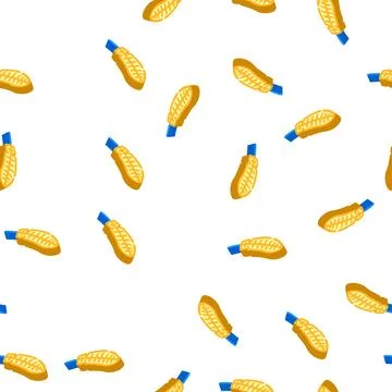 Feather bird isometric icon seamless pattern Stock Illustration