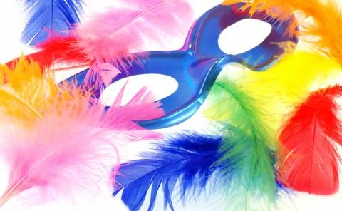 Feather carnival Foto stock