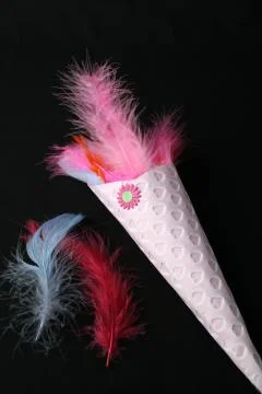 Feather Confetti Stock Photos