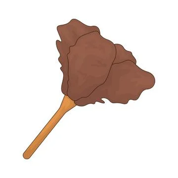 Feather duster illustration Stock Illustration