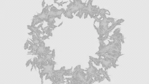 Feather Explosion on Alpha Stock Footage 295931285