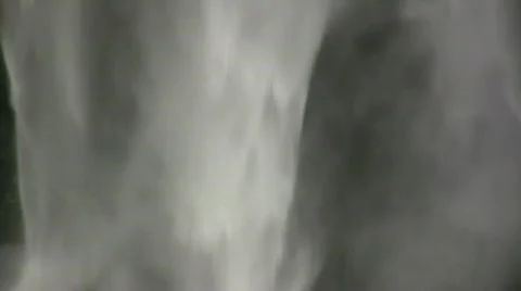 Feather Falls close up with rainbow Stock Footage 330713