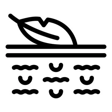 Feather gently touching smooth skin surface representing softness and skincare Stock Illustration
