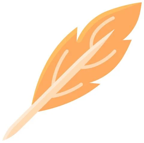 Feather icon, Passover related vector illustration Stock Illustration