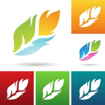 Feather icons Stock Illustration