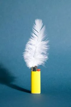 Feather lighter Stock Photos