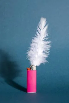 Feather lighter Stock Photos