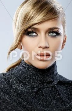 Feather makeup Stock Photos