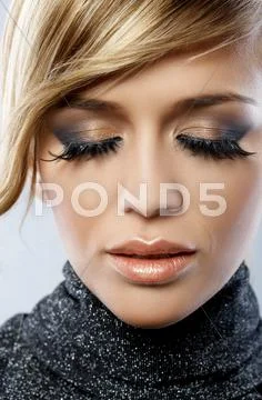 Feather makeup Stock Photos