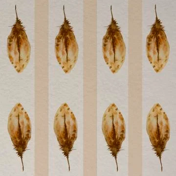 FEATHER PATTERN Stock Illustration