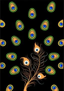 Feather pattern Stock Illustration