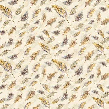 Feather pattern Stock Illustration