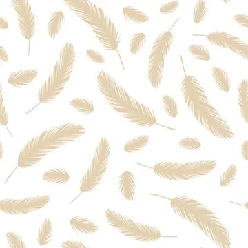 Feather pattern Stock Illustration