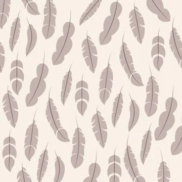 Feather pattern set isolated icon design 스톡 일러스트