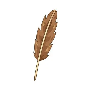 Feather pen Stock Illustration
