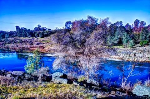 Feather River Foto stock