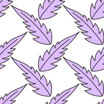 Feather seamless pattern background print. repeat pattern background design 스톡 일러스트