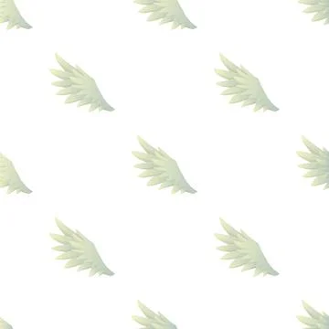 Feather wing pattern seamless vector Stock Illustration