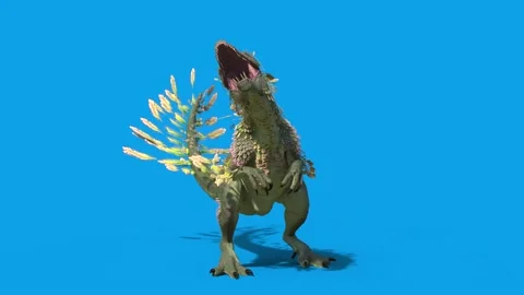 Keying Video Dinosaur Smoke Roar Synthesis Video MP4 Template Free Download  - Pikbest