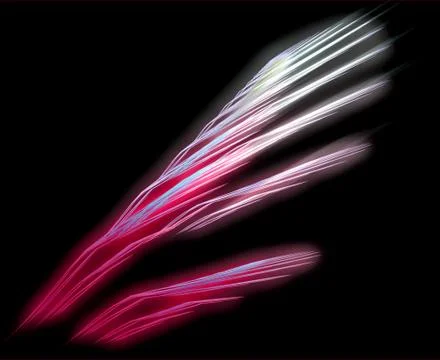 Feathered lines Stockillustratie