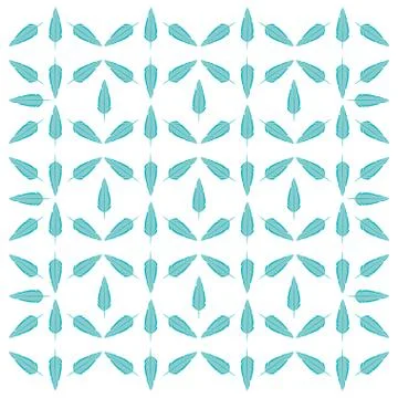 Feathers exotic pattern background Illustrazione stock