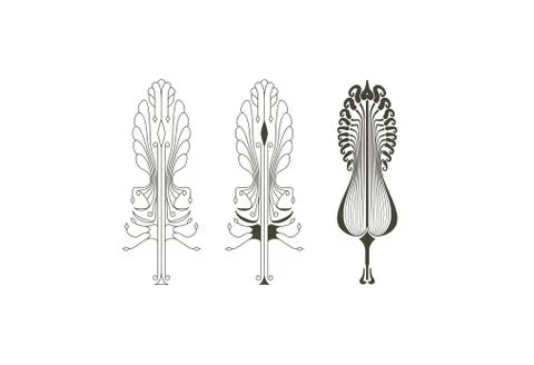 Feathers Stock Illustration