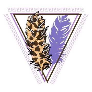 Feathers Stock Illustration