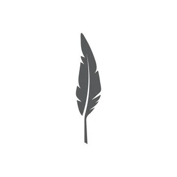 Feathers Logo Template vector symbol 库存插图