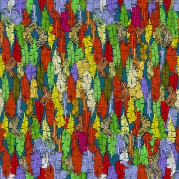 Feathers pattern Иллюстрация