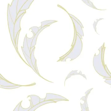 Feathers Pattern 库存插图