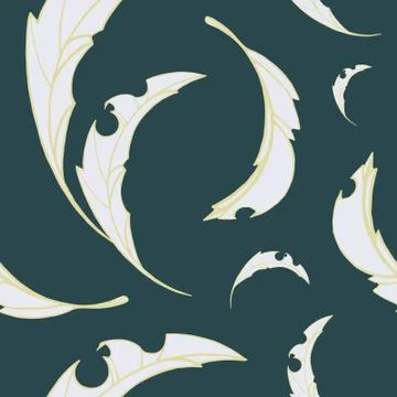 Feathers Pattern 库存插图