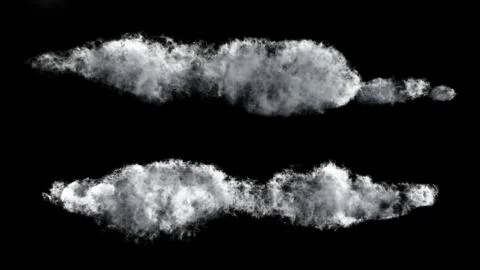 Feathery cloud texture render Stock Illustration