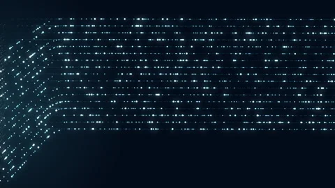 Feature digital data streams, cyber elements, and futuristic technology motif Stock Footage 271187167
