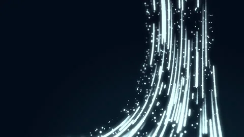 Feature digital data streams, cyber elements, and futuristic technology motif Stock Footage 271187415