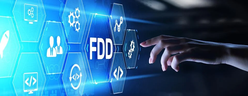 Feature-Driven Development FDD for Agile Software Projects. Stock Photos