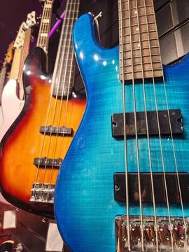 Featured Electric Basses Stock Photos