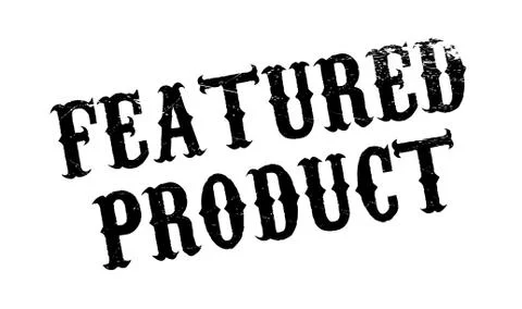Featured Product rubber stamp Stock Illustration