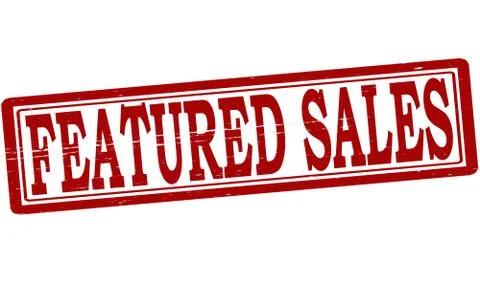 Featured sales Stock Illustration