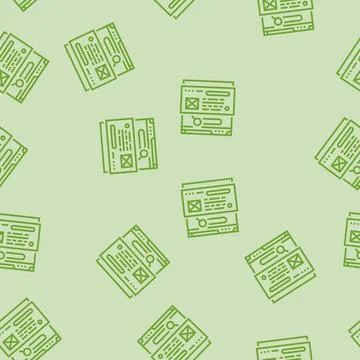 Featured snippet seo line seamless pattern 스톡 일러스트