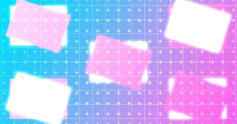 Features animated geometric shapes on a background. Minimalist Geometric De.. Illustration