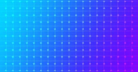 Features animated geometric shapes on a background. Abstract Digital Data T.. 스톡 일러스트
