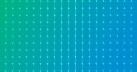 Features animated geometric shapes on a background. Abstract Digital Data T.. 스톡 일러스트