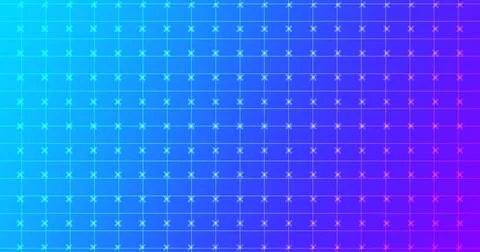 Features animated geometric shapes on a background. Abstract Digital Data T.. 스톡 일러스트