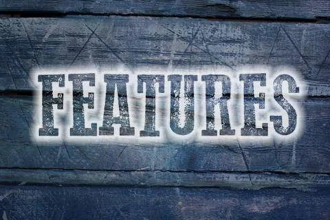 Features concept Stock Illustration