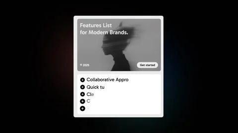 Features List 스톡 After Effects