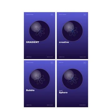 Featuring four distinct panels each showcasing a unique Stock Illustration